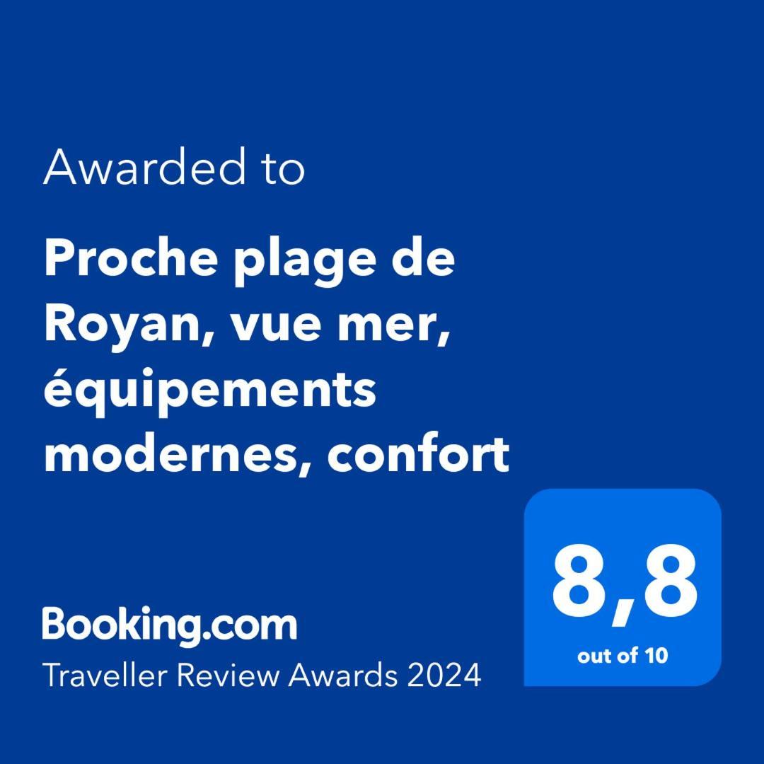 Proche Plage De Royan, Vue Mer, Equipements Modernes, Confort Saint-Georges-de-Didonne Exteriör bild